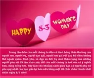 Tặng Người Phụ Nữ Tôi Yêu( 8/3)